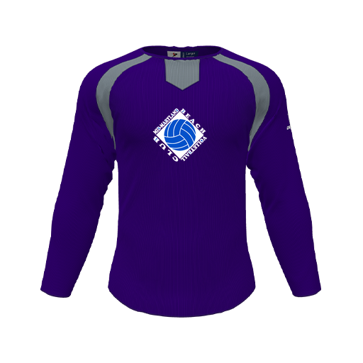 [CUS-DFW-PULL-FLC-CNK-LSL-PUR-YS-LOGO1] Pullover (Youth S, Purple, Logo 1)