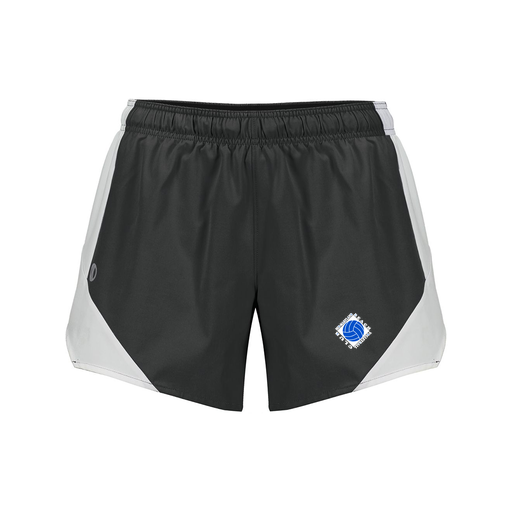 [229489.420.S-LOGO1] Girls Olympus Shorts (Female Youth S, Black, Logo 1)