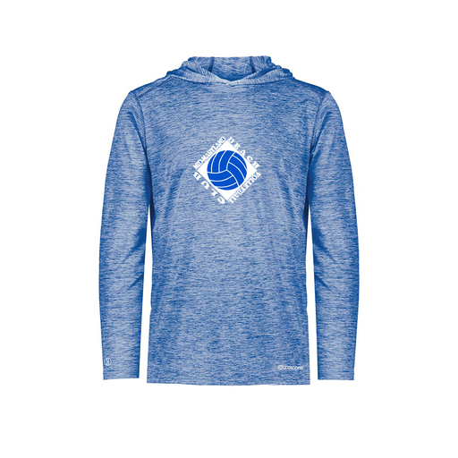 [FOLHCGRY-AS-LOGO1] Decker Men's Charge Hoodie (Adult S, Royal, Logo 1)