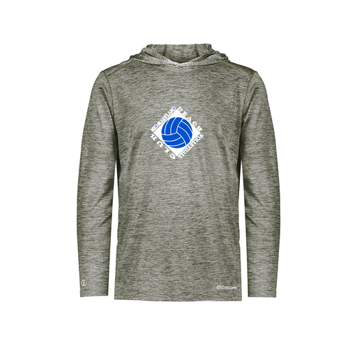 [FOLHCGGY-YS-LOGO1] Decker Youth Charge Hoodie (Youth S, Gray, Logo 1)