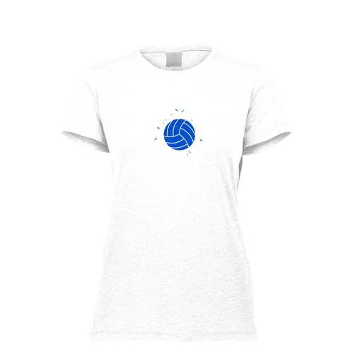 [FTSCUBWH-FAXS-LOGO1] Decker Women's Tri-Blend T-Shirt - Short Sleeve (Female Adult XS, White, Logo 1)